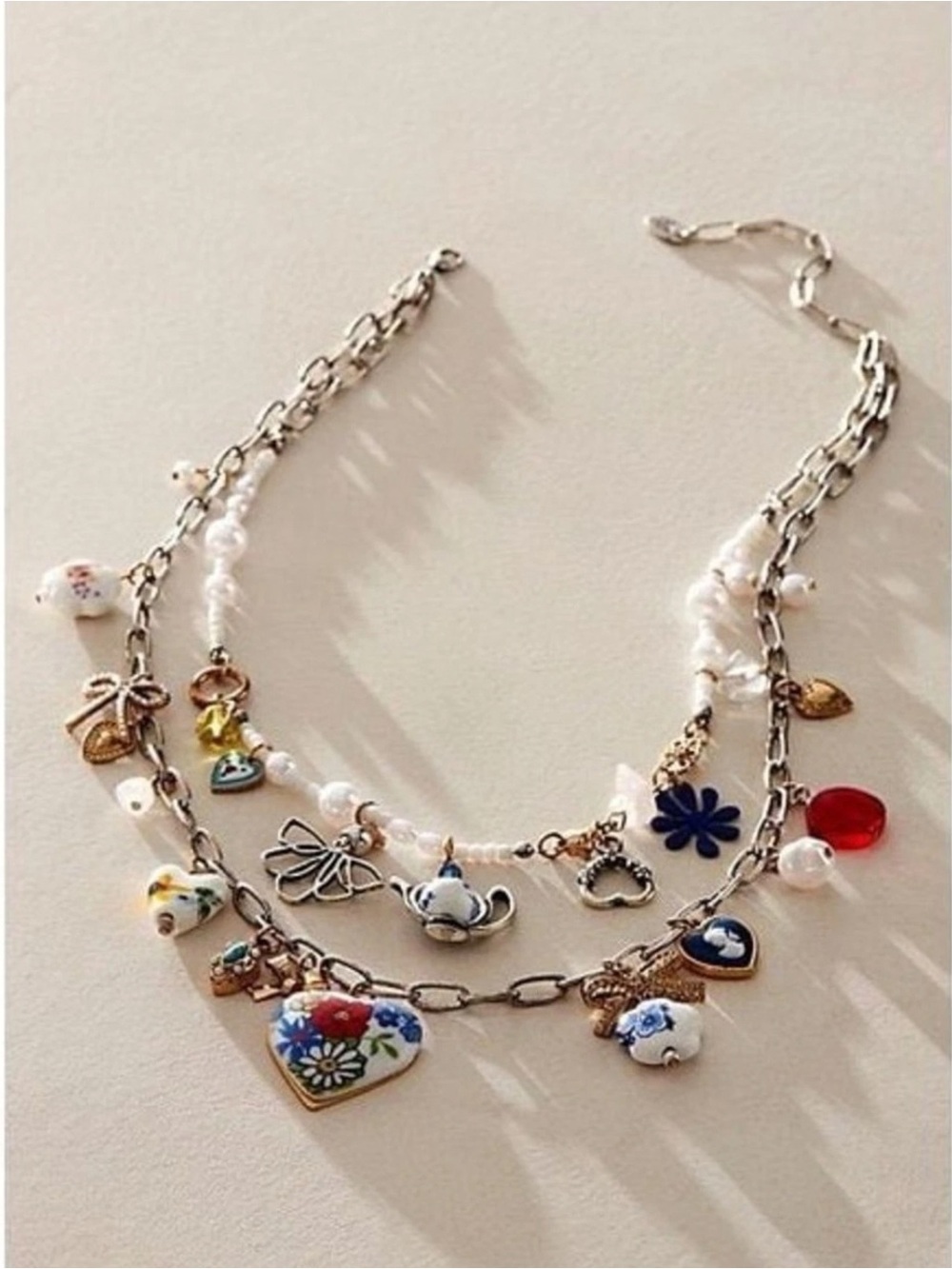 Free People Maxamillion New Candy Necklace – NWT – Colorful Beaded Necklace